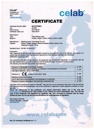 Сертификат: CE